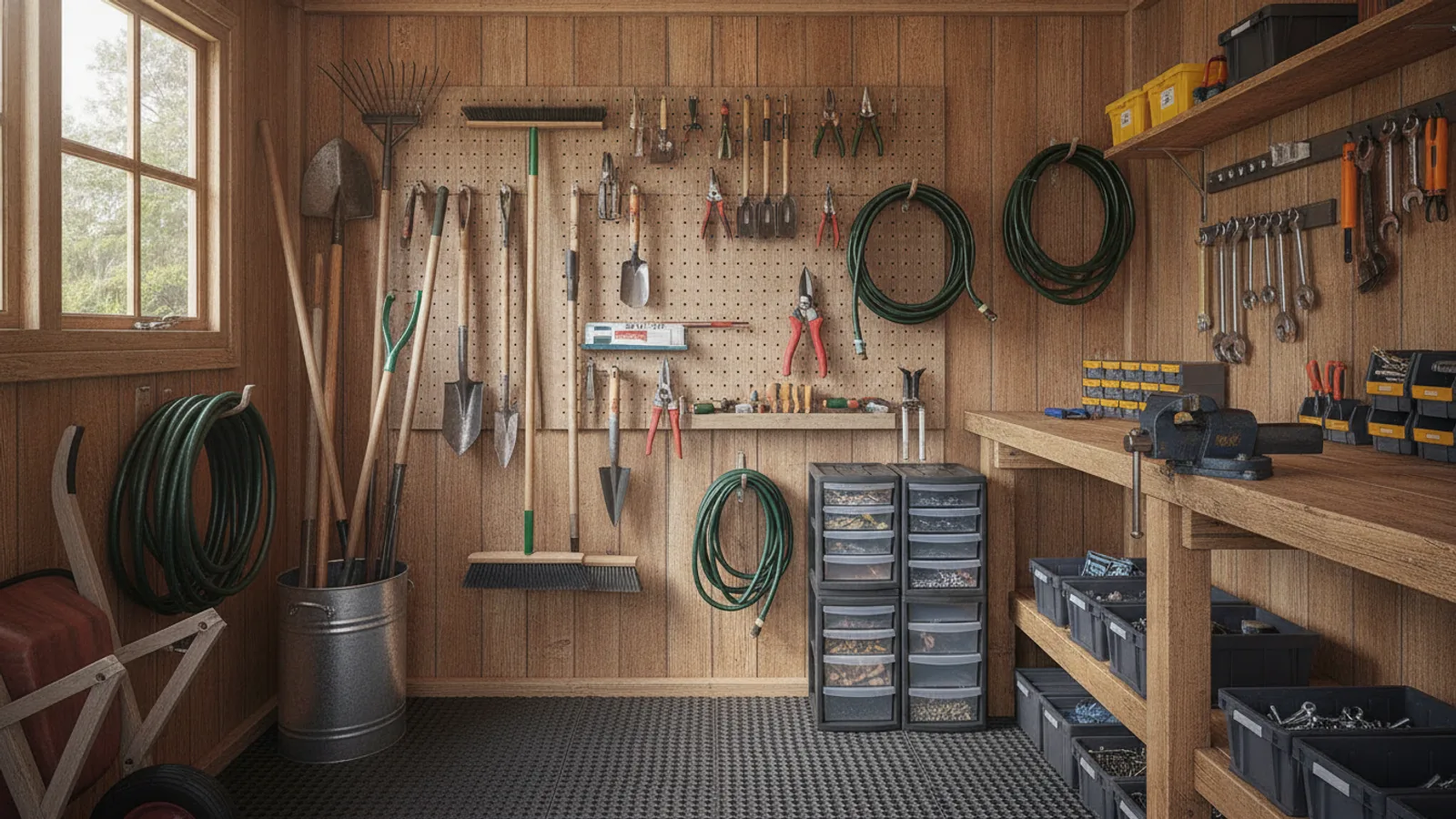 How To Choose A Practical Garden Tool Storage Setup cover image